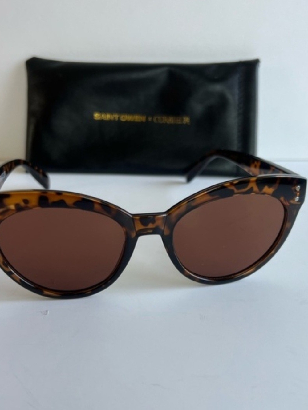 Saint Owen x Curateur Toiseshell Sunglasses - Brown Lenses * new